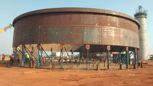 Tank construction and erection
